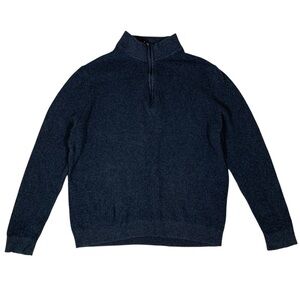 Fairlane and Sons Wool Blend Half Zip Pullover Gray XXL